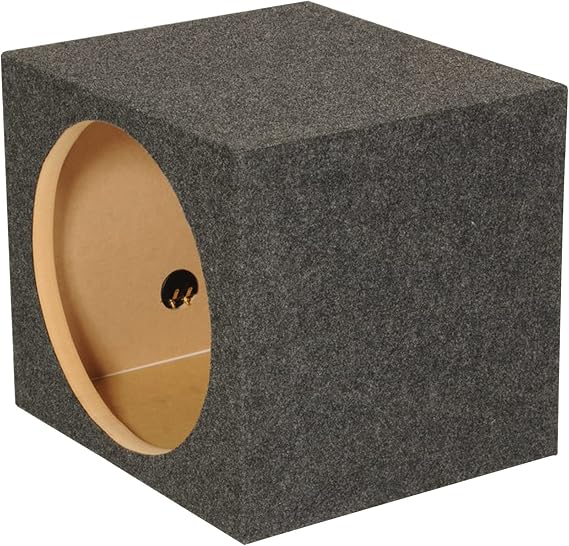 Q Power HD112 12" Single Sealed Heavy-Duty Car Audio Subwoofer Enclosure