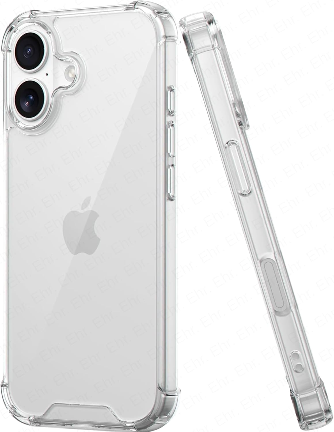 Ehr. iPhone 17 ile Uyumlu Darbe Önleyici Sararmaya Dayanıklı Airbag Korumalı Ultra Slim TPU Şeffaf Silikon Kılıf