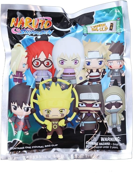 Viz Media Naruto Shippuden Series 4 - 3D Foam Bag Clip in Blind Bag