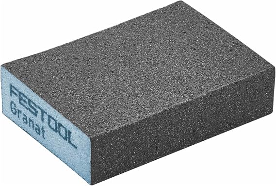 Festool 201080 Abrasive Sponge Granat 69 x 98 x 26, Pack of 6 (36 Grit)
