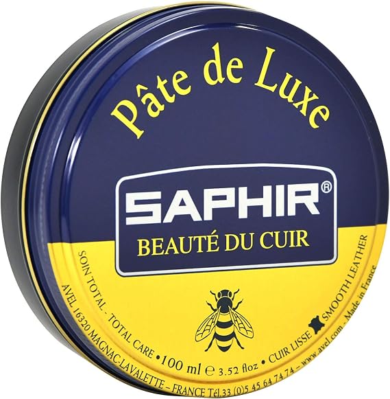 Saphir Luxury Paste Shoe Polish Black 100 ml