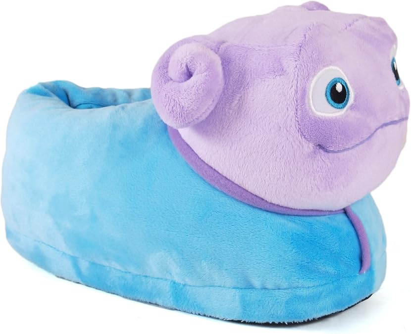 Oh The Alien Happy Feet Slippers XL Purple