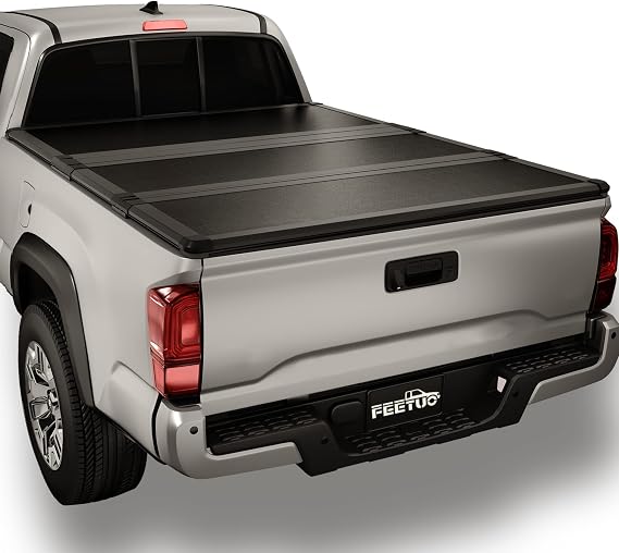 FRP Hard Tri-Fold Tonneau Cover Truck Bed for 2016-2026 Tacoma 5FT/60.5inch |for Models with or Without The Deck Rail System|