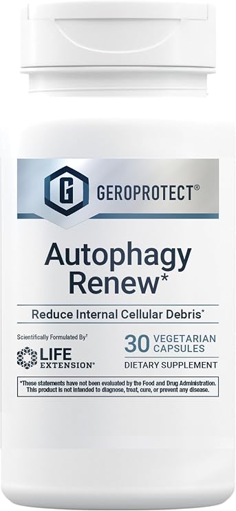 Life Extension GEROPROTECT Autophagy Renew, Healthy Aging, 30 Capsules