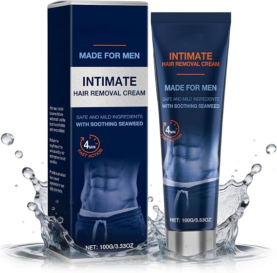 Fast-Acting Body Hair Removal Cream for Men, 2026 New Mens Hair Removal Cream, Moisturizing Gentle Formula Residue-Free & Mark-Free Depilatory