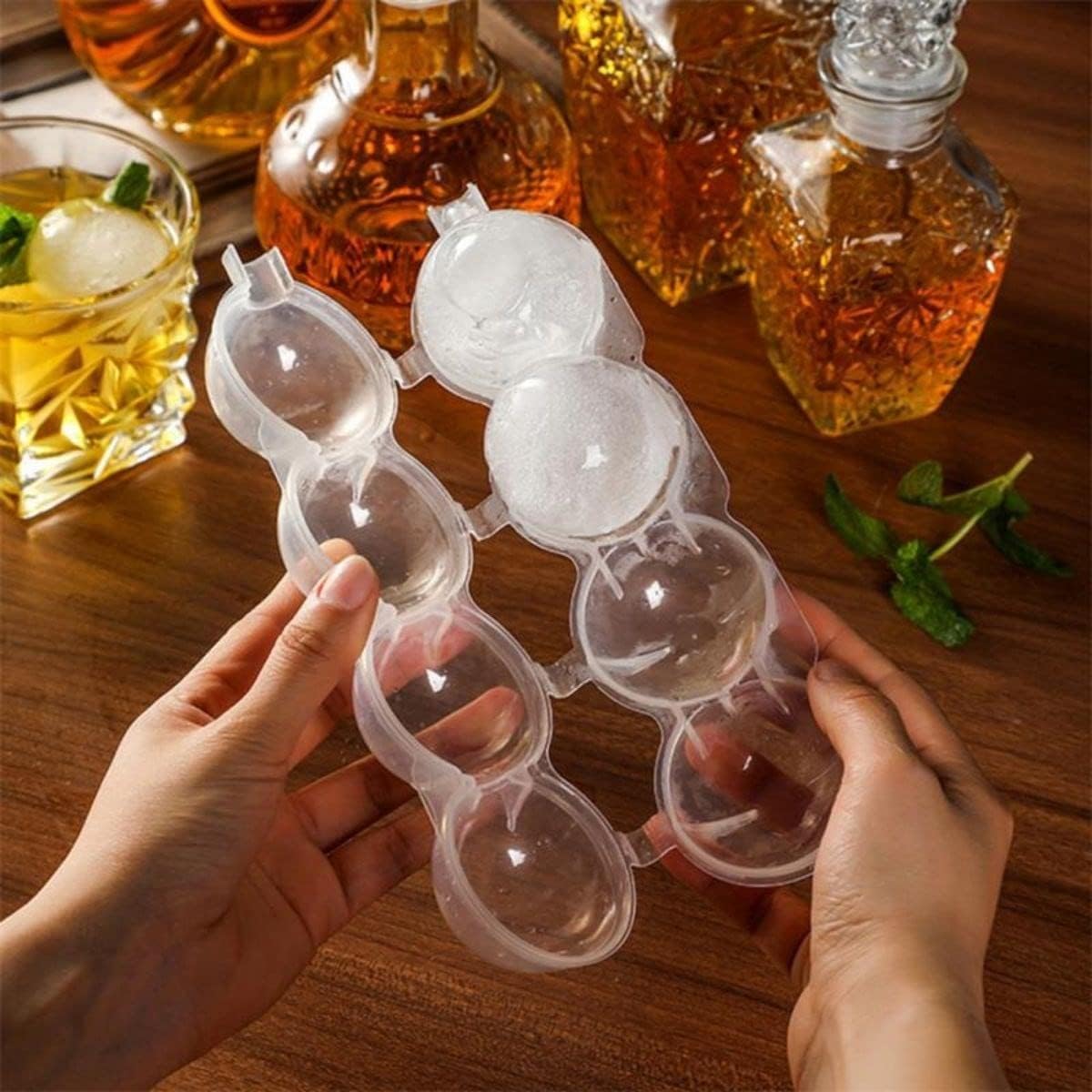 BUFFER® 4-Practical Globe Ice Mold Ball Presentation Ice