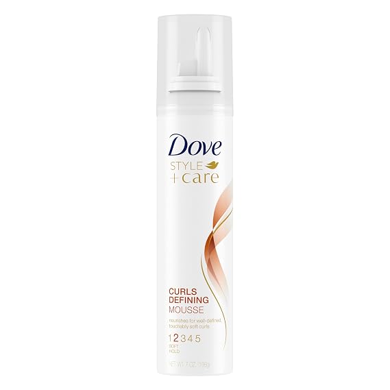 Dove Style + Care Curls Defining Mousse Soft Definition for Curly Hair 7oz