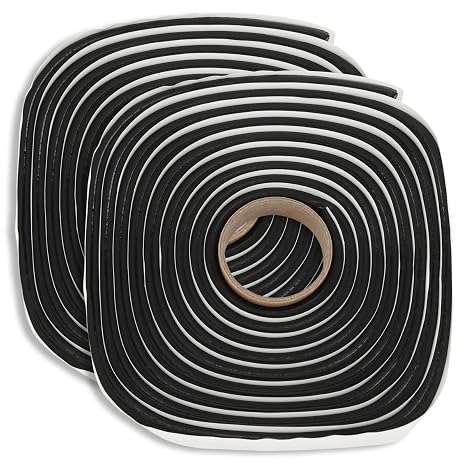 Butyl Sealing Tape 13 Feet 2-Pack - Ideal for Automotive Parts, RV, and Boat Windows, Doors, and Windshield Sealing, Headlight Sealing Putty Tape