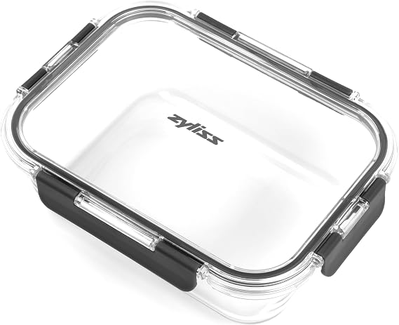 Zyliss 1.5L Glass Container Shatterproof Glass Airtight Food Storage Box