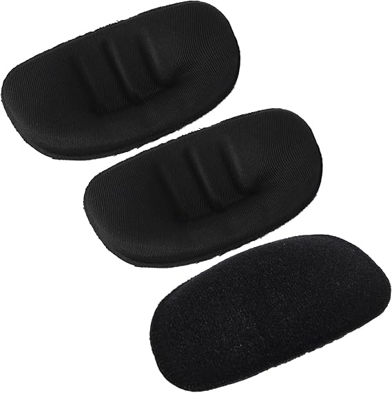 Luomorgo Softball Fielder's Facemask Chin Cup Replacement, 3 Pack, Black