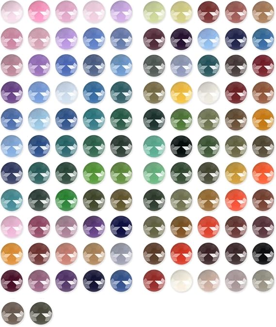 Flatro 113 Colors Round Diamond Art Painting Beads