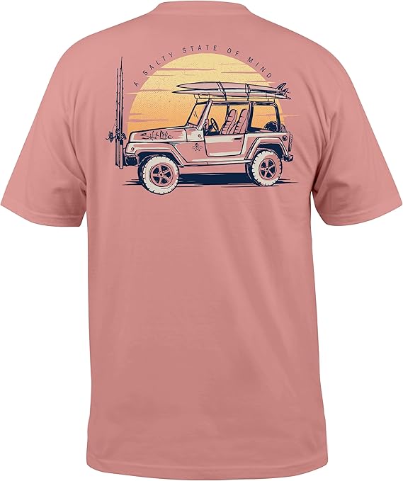 Salt Life Men's Salt Life 4-Wheel Fishin' Short Sleeve Tee