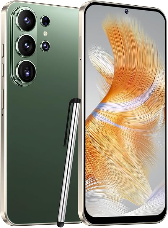 4G Smartphone Unlocked, 6.6" Incell HD Display, 4GB+32GB (Expandable to 256GB), 5000mAh Battery, 13MP+16MP Dual Camera, Android 12, Face Unlock, Triple Card Tray, OTG Support (Army Green)