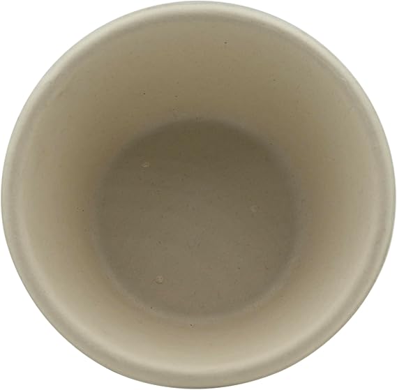 BioGreenChoice 8 oz Compostable Fiber Molded/Bagasse Bowl, Unbleached, 1000 CT