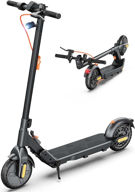 Electric Scooter- Electric Scooter for Adults,500W-1000W Peak,Up to 15-20MPH,15-40Miles Range,220-330lb Load,Foldable E-Scooter for Adult Teens with Damping Adjustable Suspensions,Turn Signals