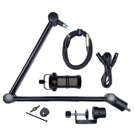 Sontronics Voicecasting Pack - Podcast/Streaming/Broadcast Microphone Set, Black | Black