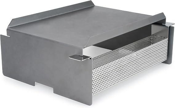 Stanbroil Heavy Duty Steel Heat Baffle Diffuser, Heat Deflector with Smoker Box, Heat Diffuser Replacement Part for Traeger, Camp Chef and Most Other Pellet Grills