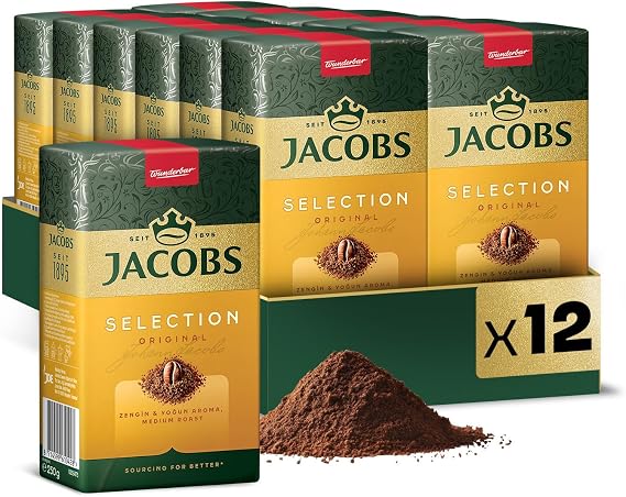 Jacobs Selection Filtre Kahve 250 gr x 12 Paket