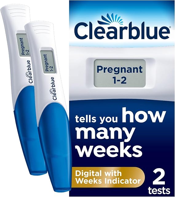 Clearblue Pregnancy Test Digital with Weeks Indicator, 2