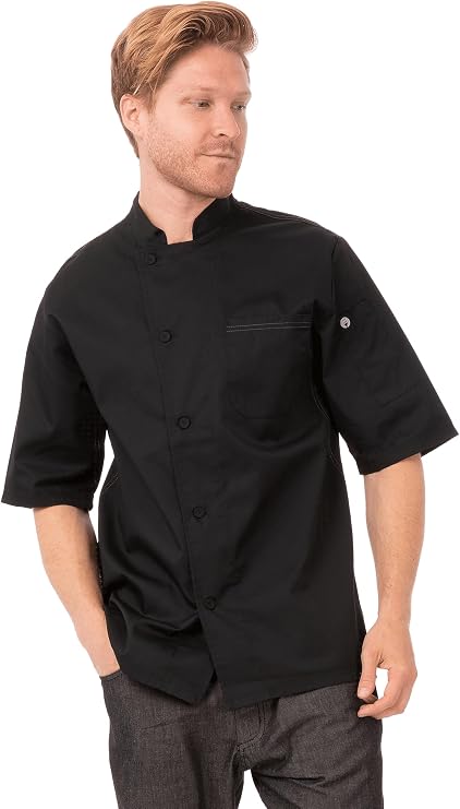 Chef Works Men's Valais V-Series Chef Coat