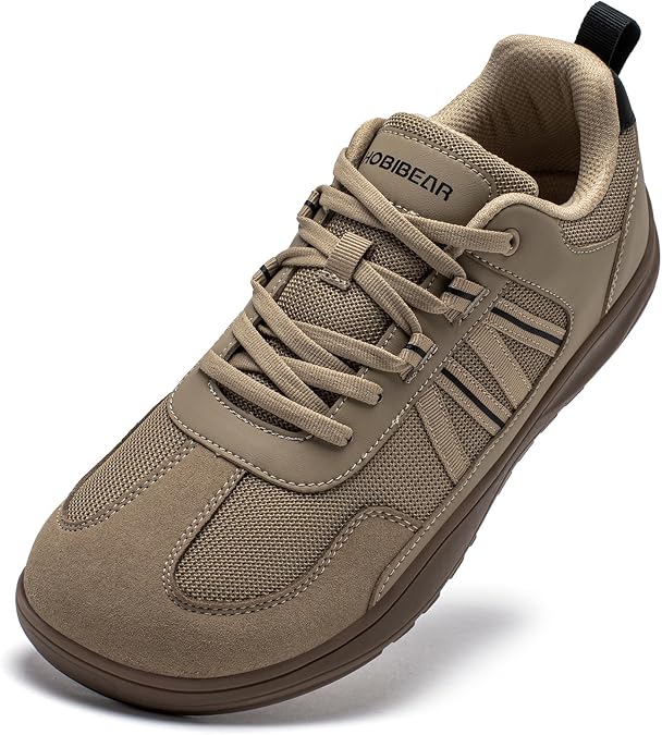 HOBIBEAR Mens Barefoot Shoes | Wide Toe Box & Zero Drop| Minimalist Fashion Sneakers