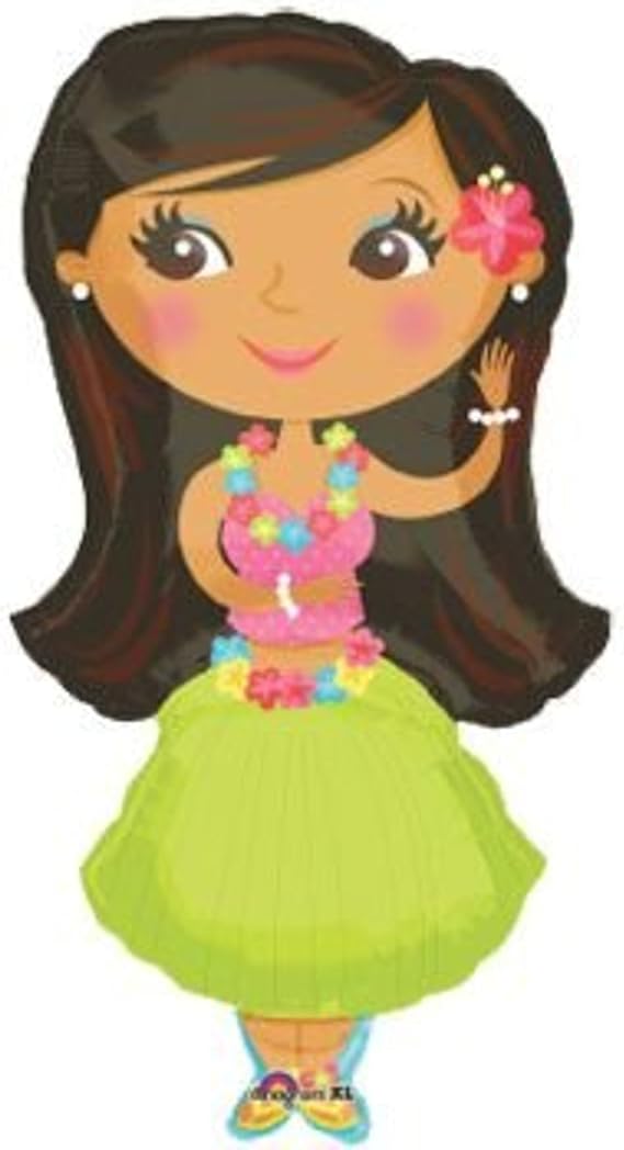 Mayflower Hula Dancer Tropical Balloon (Each)