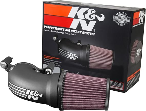 K&N Cold Air Intake System: High-Flow Air Filter, Increase Performance & Acceleration: Compatible with 2001-2017 Harley Davidson: (See Product Descriptions for Select Models), 57-1137