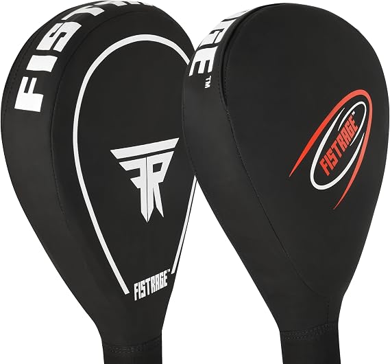 FISTRAGE Taekwondo Double Kicking Durable Strike Pads for Martial Arts Karate MMA Punching Striking Boxing Paddles Kickboxing Training Combat Sports Karate Target (Sold as Single piece)