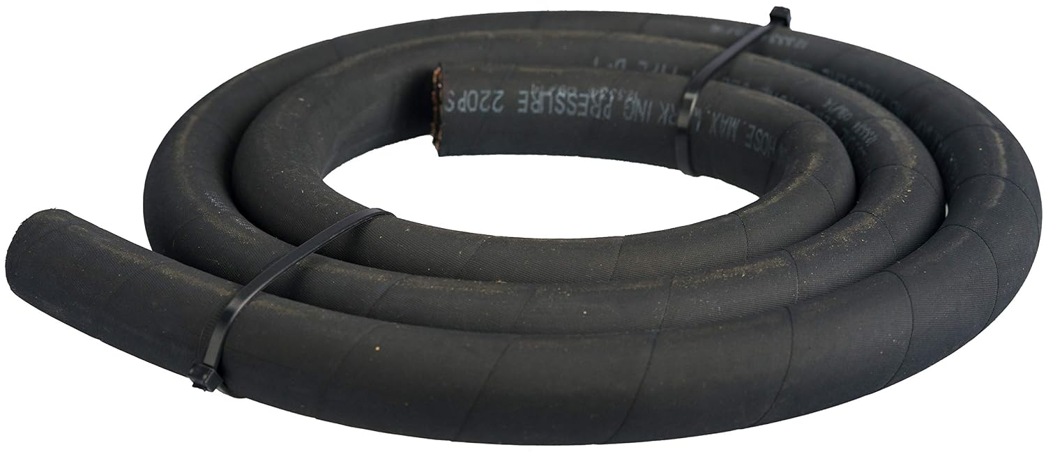 Groz 47522 DEF Inlet EPDM Hose, 6' x 34 Internal Diameter, For Tote Only