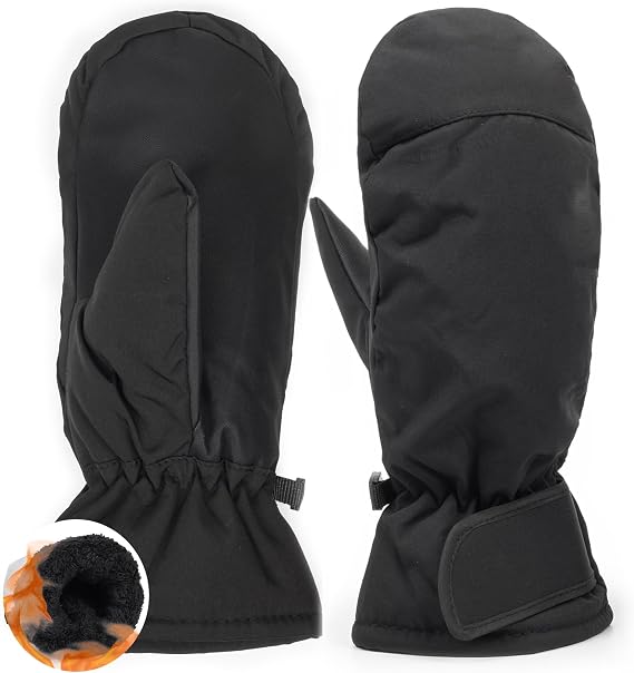 Ski Gloves for Men Women Water Repellent Windproof Mittens