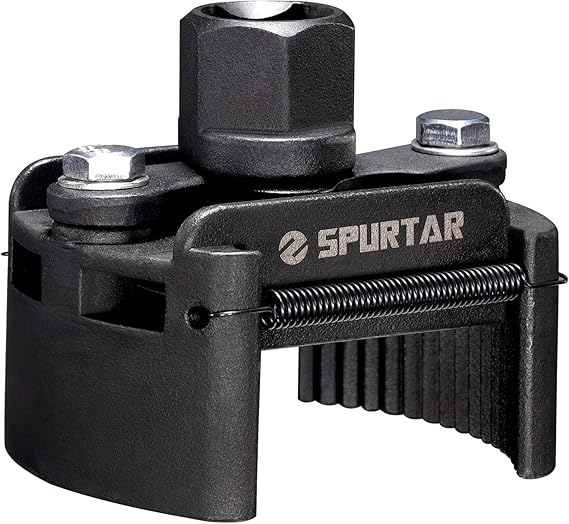Spurtar Adjustable Oil Filter Wrench 2-3/8 to 3-1/8 inch 60-80mm Universal