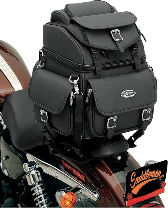 Saddlemen 3515-0118 Combination Back Rest/Seat/Sissy Bar Bag