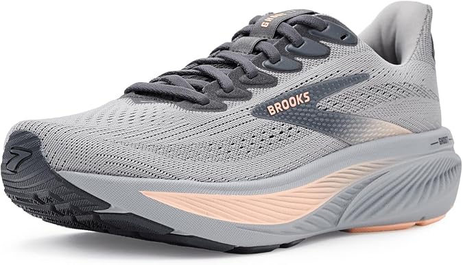 Brooks Women's Ghost 17 Alloy/Blackened Pearl/Peach 7 Medium