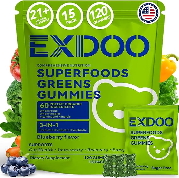 Super Greens Daliy Gummies Superfood Gummy