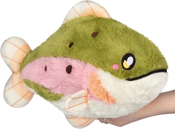 Squishable - Mini Rainbow Trout - Aquatic Collection - 14.5 in - Soft Toy Collectible Stuffed Animal
