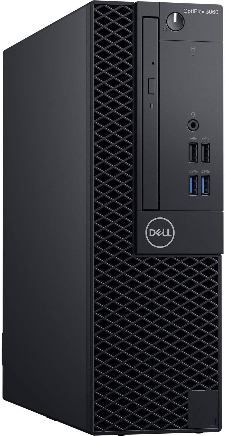 Dell Optiplex 3060 Intel Core i5-8500 X6 3GHz 16GB 256GB SSD Win10, Black Renewed