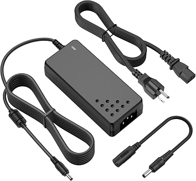PKPOWER ACDC Adapter Charger for Texas Instruments AC9940 AC9941 AD5652, Power Supply for P-0310A P-1030A P0310A P1030A TI-Nspire Navigator Wireless 5 Cradle Charging Bay