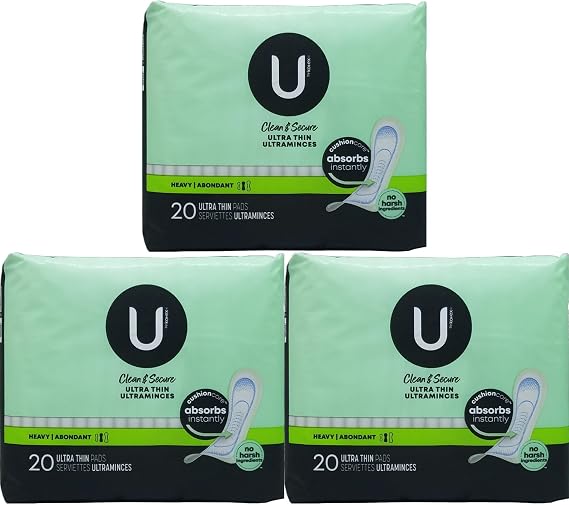 Kotex Kotex Security Ultra Thin Pads Long 20 Each, 3 Count