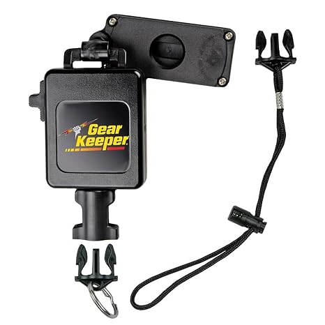 Gear Keeper Instrument Tether Multi-Mount - Tether with 360 Degree Clamp-On Belt Clip - Spectra/Nylon Line and QC-II Quick Connect System - Can be