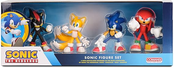 Comansi Sonic Collection Y90300 Set (4 Figures: Sonic Shadow Knuckles Tails)
