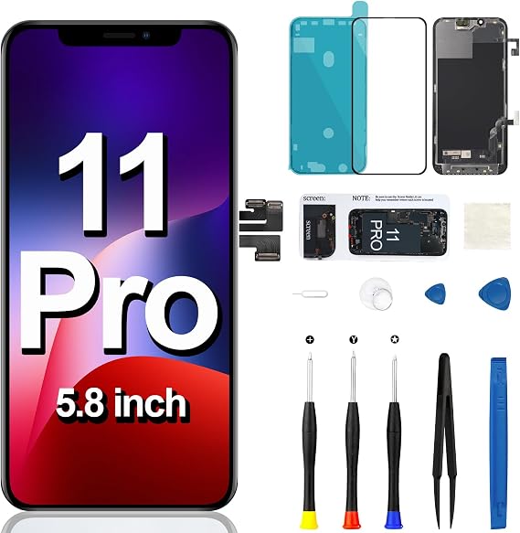 for iPhone 11 Pro Screen Replacement with Front Earpiece Speaker