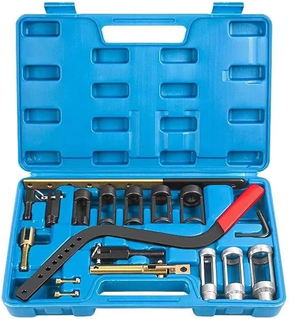 10pcs 18pcs Valve Spring Compressor Kit Spring Clamp Tool Compatible with BMW(18pcs)