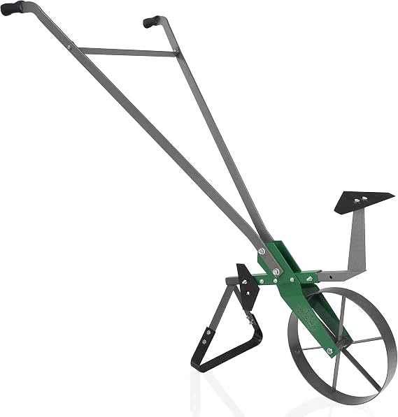 Varomorus High Wheel Cultivator, Self Cleaning Steel Single Wheel Hoe, Modular Plow Garden Tool for Gardening