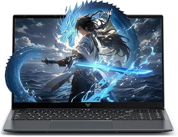 KAIGERR ゲーミングノートパソコン 15.6インチノートパソコン AMD Ryzen 7 5825U8C/16T、最大4.5GHz、16GB RAM 1TB NVMe SSD Windows 11ノートパソコン、Radeon RX Vega 8 Graphics、WiFi 6。