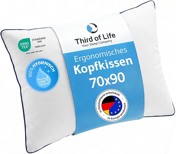 Kopfkissen 70x90 inSPIRO Kissen für Seiten- Rücken- und Bauchschläfer