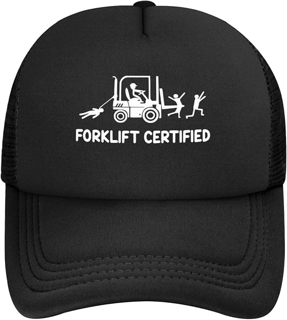 Forklift Certified Hat Funny Gift Baseball Cap for Men Women