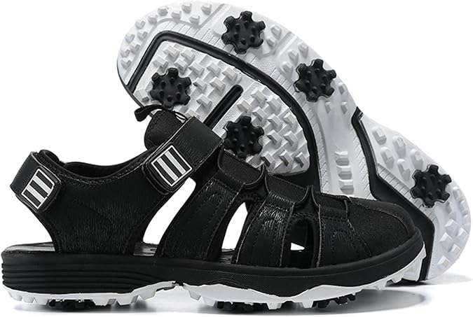 Men's Golf Sandals Shoes with Spikes