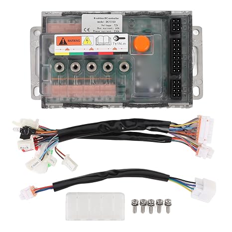 72v Electric Brushless DC Motor Controller DK72230 Sine Control for 2000W QS Motor Electric Motorcycle Mobility Scooter