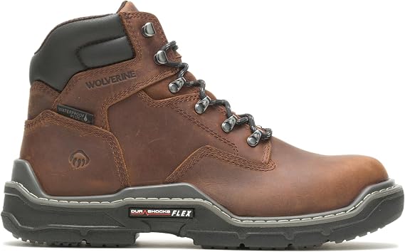 Wolverine Unisex-Adult Raider DuraShocks 6" Waterproof Composite Toe
