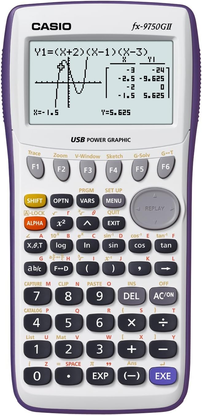ciofx9750giiwe – Casio fx9750gii-we Graphing Calculator
